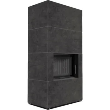 Krbová vložka KRATKI FLOKI BOX 8 kW FOKOS GRAFITE - modulový krb