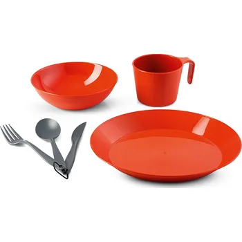 Kempingové nádobí Jídelní set GSI Outdoors Cascadian 1 Person Table Set Barva: terracotta, Kód produktu: 77319