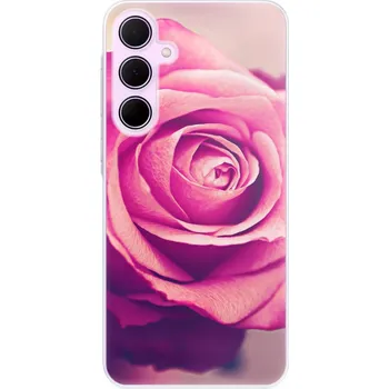 Pouzdro na mobilní telefon Odolné silikonové pouzdro iSaprio - Pink Rose - Samsung Galaxy A35 5G