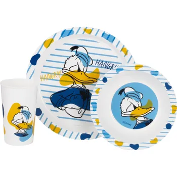 Dětská kuchyňka Dětský snídaňový set, 3dílný (Donald)