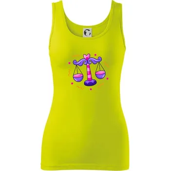 Váhy veselý motiv - Dámské tílko - L ( Limetková )