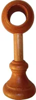 PRAKTIC Dřevěný držák na uchycení záclonové tyče 10 x 18 x 5 cm třešeň