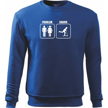 Chlapecké tričko Problem koloběžka - Mikina Essential dětská - 158 cm/12 let ( Královská modrá )