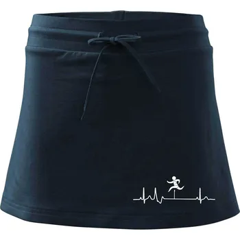 Dámská sukně EKG překážkový běh - Sportovní sukně - two in one - S ( Námořní modrá (velmi tmavá - téměř černá) )