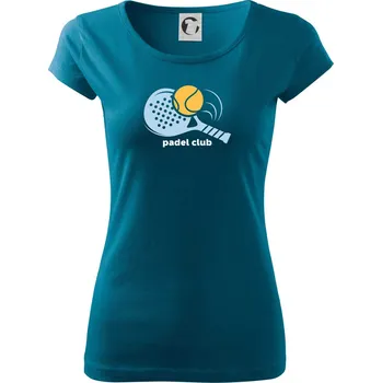 Dámské tričko Padel club - Dámské triko Pure - S ( Petrolejová )