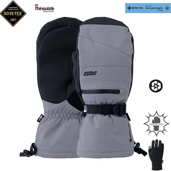 Rukavice POW WAYBACK GTX LONG MITT +WARM Grey velikost M