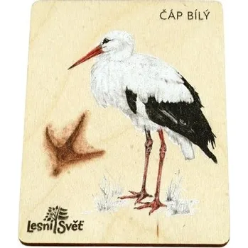 Dětské zboží Lesní svět Magnet - velký čáp