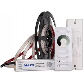 LED osvětlení McLED, sada LED pásků do sauny 3m bílá teplá WW