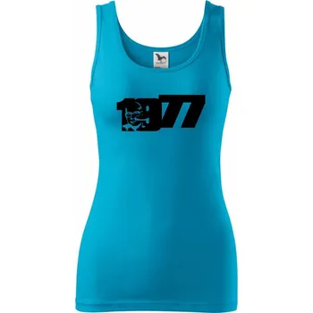 Dámské tričko Husákovo dítě - 1977 - Dámské tílko - L ( Světlý tyrkys )