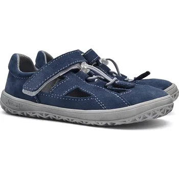 Chlapecké polobotky Barefoot sandále JONAP B9 s modré Velikost: 30