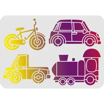 Šablona, DOPRAVA - MIX, 29,7X21 cm, 1 kus