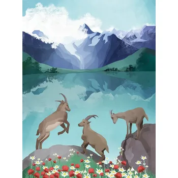 Plakát Plakát, Obraz - The Hills Are Alive, Goed Blauw