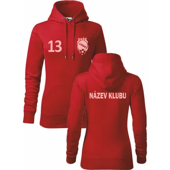 ON-DESIGN Klubová mikina dámská Velikost: M, Barva: červená