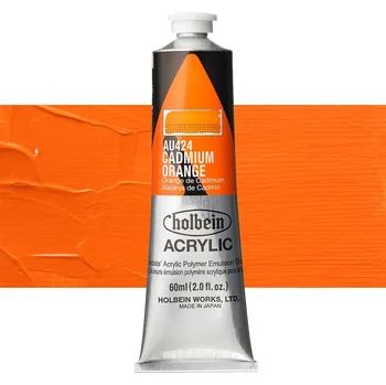 Vodová barva Akrylová barva Holbein Heavy Body - Cadmium Orange Balení: 60 ml
