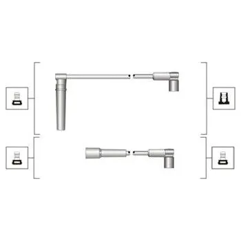 Zapalovací kabel Sada kabelů pro zapalování MAGNETI MARELLI MSQ0044