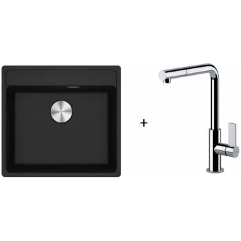 Kuchyňský dřez Franke Set G247 - MRG 610-52 RTL Fragranit Onyx + FN 7394.031