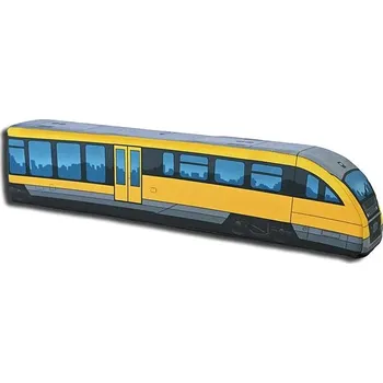 plyšák IMPAR Plyšový vláček Desiro - žlutý