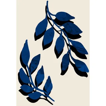 Plakát Plakát, Obraz - Blue Twig Brush