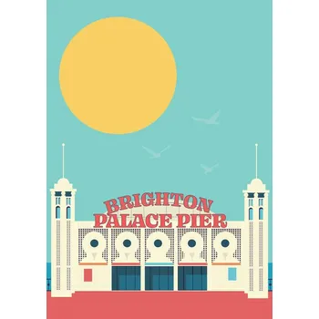 Plakát Plakát, Obraz - Brighton Pier, Gail Myerscough