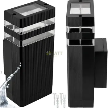 Svítidlo BERGE LED fasádní svítidlo 1xGU10 IP44 černé