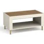 Dolmar Konferenční stolek Mossa 09 Barva: kašmír + dub whisky