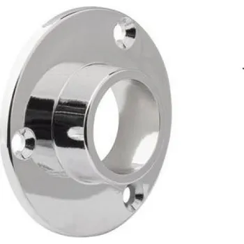 TS Růžice kulatá kovová - držák šatní tyče