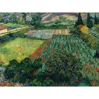 Plakát Plakát, Obraz - Field with Poppies, Vincent van Gogh
