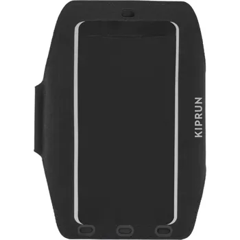 Ledvinka KIPRUN Běžecké pouzdro na velký smartphone Kiprun ČERNÁ