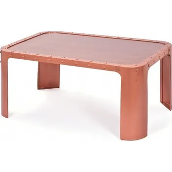 Konferenční stolek Unikátní kovový konferenční stolek Unico - měděná