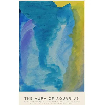 Plakát Plakát, Obraz - The Aura of Aquarius (Astrology, Spirituality & Zodiac Series)