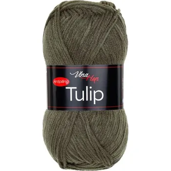 Příze Tulip, 41213, khaki