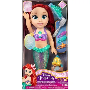 Panenka JAKKS Pacific Disney Princess zpívající panenka Ariel a Flounder 35 cm