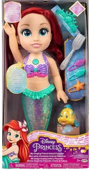 Panenka JAKKS Pacific Disney Princess zpívající panenka Ariel a Flounder 35 cm