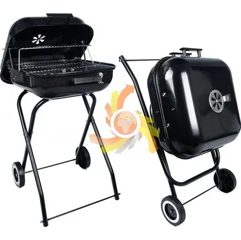 Pojízdný gril na kolečkách skládací