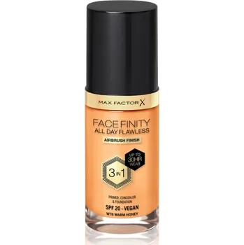 Přípravek na tvář Max Factor Facefinity All Day Flawless dlouhotrvající make-up SPF 20 odstín 78 Warm Honey 30 ml