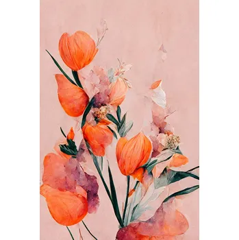 Plakát Plakát, Obraz - Orange Tulips, Treechild