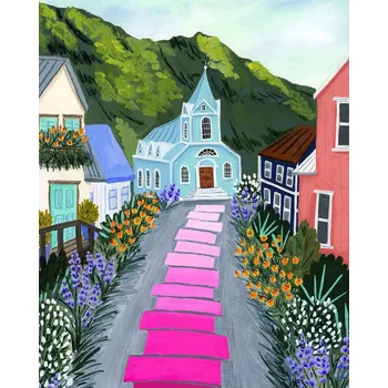 Plakát Plakát, Obraz - Seydisfjordur, Sarah Gesek