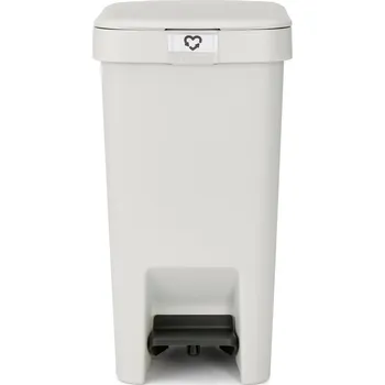 Odpadkový koš Brabantia StepUp odpadkové koše 10 l bílá-šedá 800245