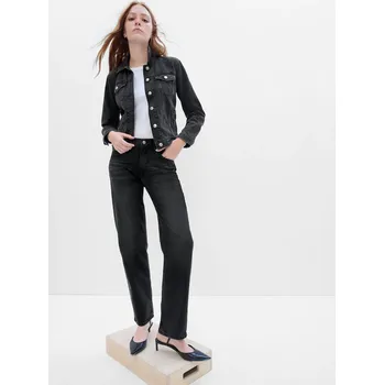 Dámské džíny GAP Džíny loose mid rise Washwell - Dámské GAP černá 2141880