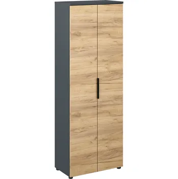 regál Max-i Policová skříň - regál NEYLAN 02 dub artisan / grafit