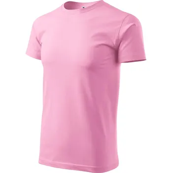 MALFINI® Basic Tričko pánské Velikost: 4XL, Barva: růžová