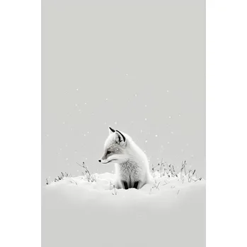 Plakát Plakát, Obraz - Snow Fox, Treechild