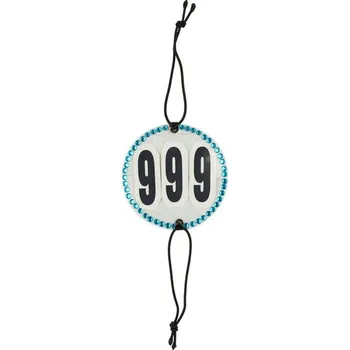 Jezdecké oblečení Horze Závodní startovní číslo s kamínky Barva: Růžová