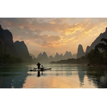 Plakát Plakát, Obraz - Golden Li River, Yan Zhang