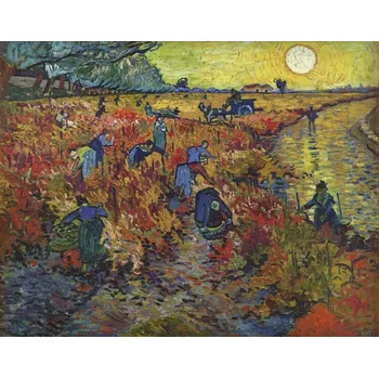 Plakát Plakát, Obraz - Red Vineyards at Arles, 1888, Vincent van Gogh