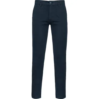 Pánské kalhoty KARIBAN Pánské kalhoty CHINO K740 Velikost: 46, Barva: dark navy