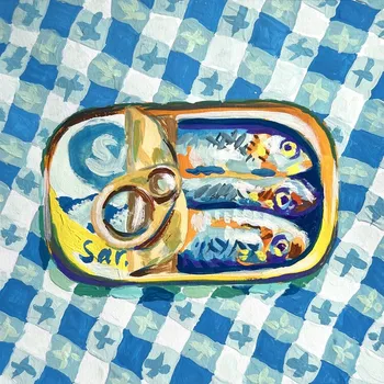 Plakát Plakát, Obraz - Tin of Sardines, Key and Sea