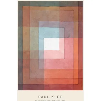 Plakát Plakát, Obraz - White Framed Polyphonically (Special Edition) - Paul Klee