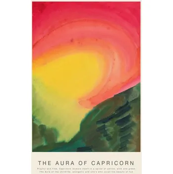 Plakát Plakát, Obraz - The Aura of Capricorn (Astrology, Spirituality & Zodiac Series)