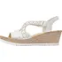 Dámské sandále Rieker 61916-80 weiss F/S 9 37